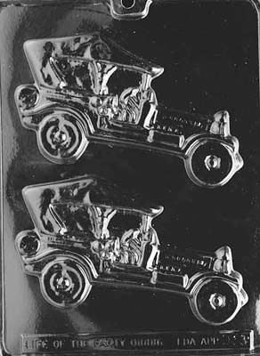 Antique Cars Chocolate Mould by Home Chocolate Factory - professional pastry and chocolate equipment
