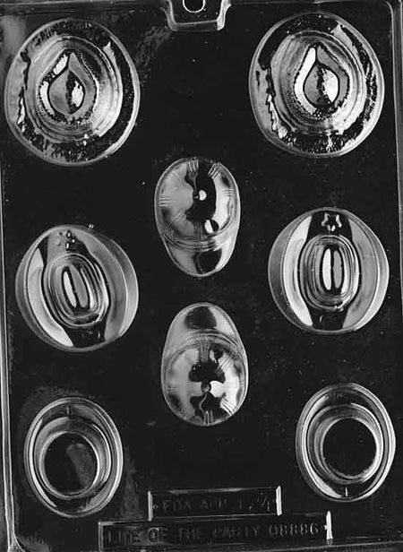 Hats Assortment Chocolate Mould by Home Chocolate Factory - professional pastry and chocolate equipment