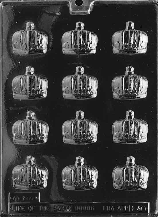 Crowns Chocolate Mould by Home Chocolate Factory - professional pastry and chocolate equipment