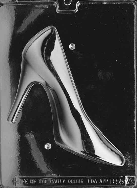 High Heeled Shoe Chocolate Mould - Part A by Home Chocolate Factory - professional pastry and chocolate equipment