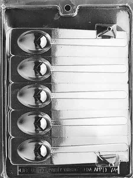 Mocha Spoon Chocolate Mould by Home Chocolate Factory - professional pastry and chocolate equipment