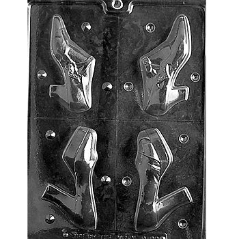 Women's Shoes Chocolate Mould by Home Chocolate Factory - professional pastry and chocolate equipment