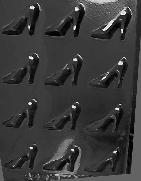 High Heeled Shoes Chocolate Mould by Home Chocolate Factory - professional pastry and chocolate equipment