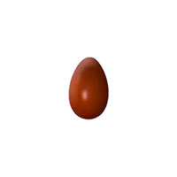 Deco-Relief 81mm Plain Easter Egg Polycarbonate Chocolate Mould by Home Chocolate Factory - professional pastry and chocolate equipment