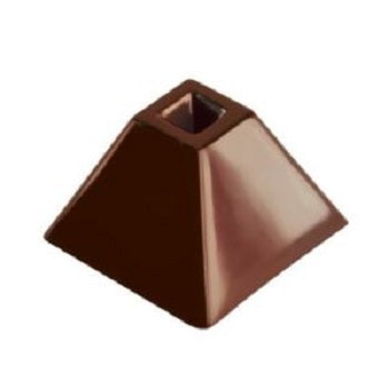 Deco-Relief Truncated Pyramid Praline Polycarbonate Chocolate Mould by Home Chocolate Factory - professional pastry and chocolate equipment