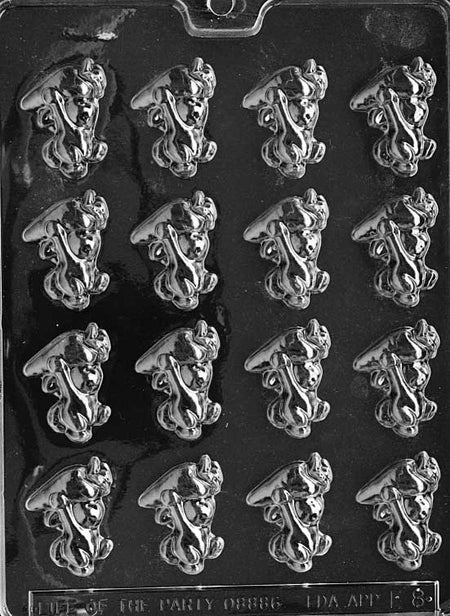 Easter Bunnies with Carrots Chocolate Mould by Home Chocolate Factory - professional pastry and chocolate equipment