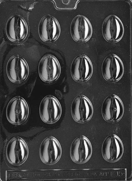 Medium Decorated Easter Egg Chocolate Mould (38mm) by Home Chocolate Factory - professional pastry and chocolate equipment