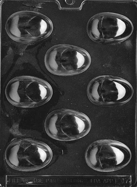 Medium Easter Eggs Chocolate Mould (57mm) by Home Chocolate Factory - professional pastry and chocolate equipment