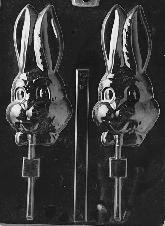 Large Long Earred Easter Bunny Chocolate Mould by Home Chocolate Factory - professional pastry and chocolate equipment