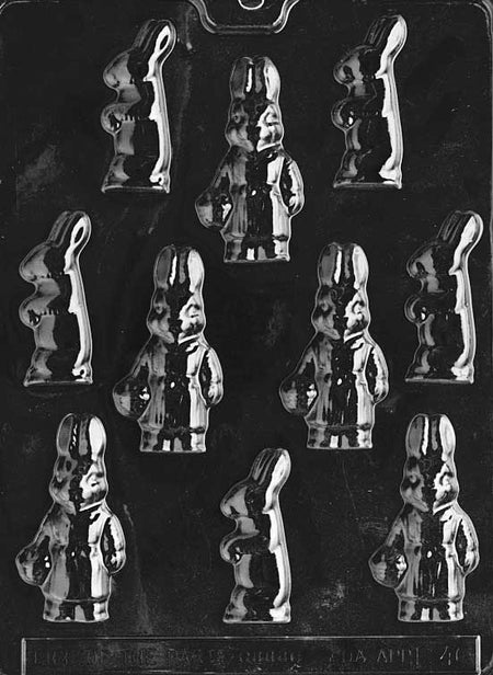 Assorted Easter Bunnies Chocolate Mould by Home Chocolate Factory - professional pastry and chocolate equipment