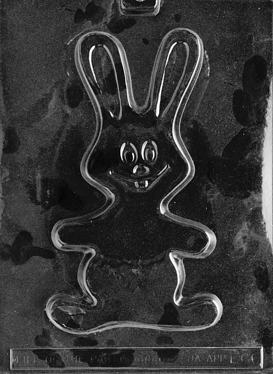 Small Smiling Bunny Chocolate Mould by Home Chocolate Factory - professional pastry and chocolate equipment