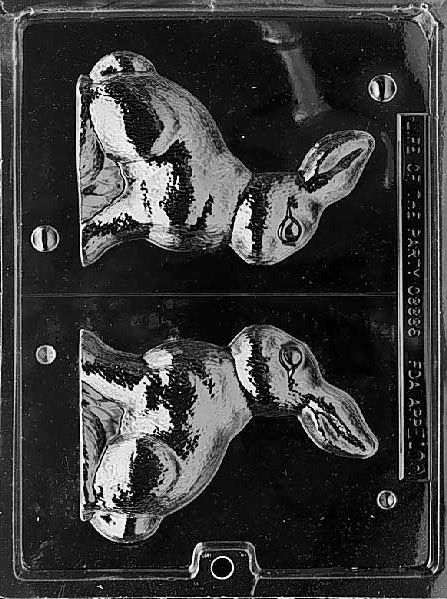 Bunny Chocolate Mould by Home Chocolate Factory - professional pastry and chocolate equipment
