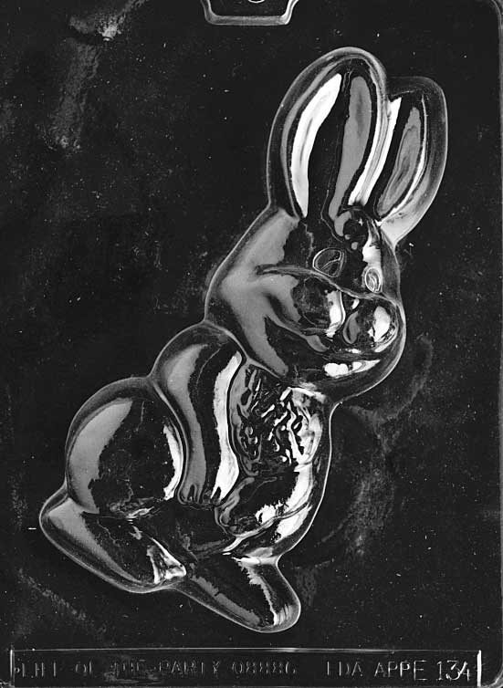 Large Easter Bunny Chocolate Mould by Home Chocolate Factory - professional pastry and chocolate equipment