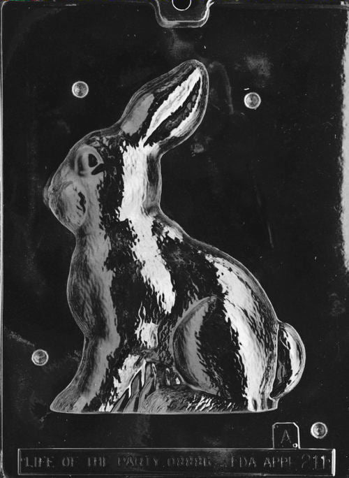 Sitting Easter Bunny Chocolate Mould - Part A by Home Chocolate Factory - professional pastry and chocolate equipment
