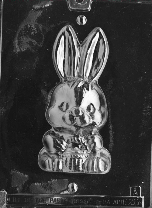 Bunny Holding Basket Chocolate Mould - Part 1 by Home Chocolate Factory - professional pastry and chocolate equipment