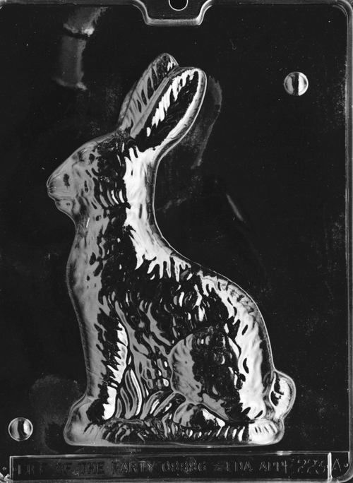 Sitting Easter Bunny Chocolate Mould - Part 1 by Home Chocolate Factory - professional pastry and chocolate equipment