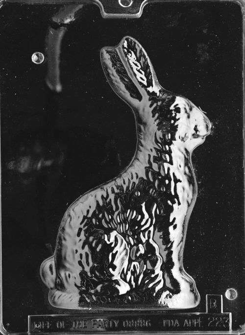 Sitting Easter Bunny Chocolate Mould - Part 2 by Home Chocolate Factory - professional pastry and chocolate equipment