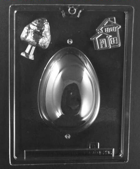 Panoramic Easter Egg Chocolate Mould - Part 2 (140mm) by Home Chocolate Factory - professional pastry and chocolate equipment