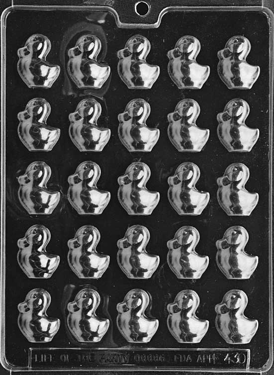 Bite Sized Ducks Chocolate Mould by Home Chocolate Factory - professional pastry and chocolate equipment