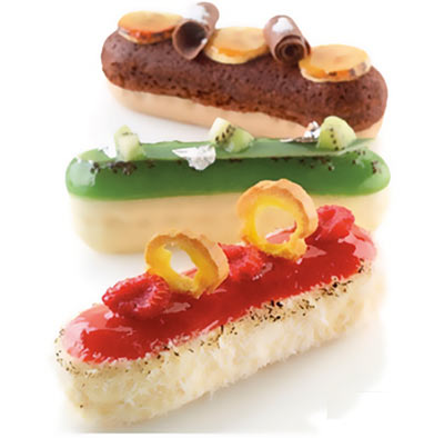 Silikomart Eclair 140 Professional Silicon Mould by Home Chocolate Factory - professional pastry and chocolate equipment