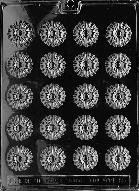 Daisies Chocolate Mould by Home Chocolate Factory - professional pastry and chocolate equipment