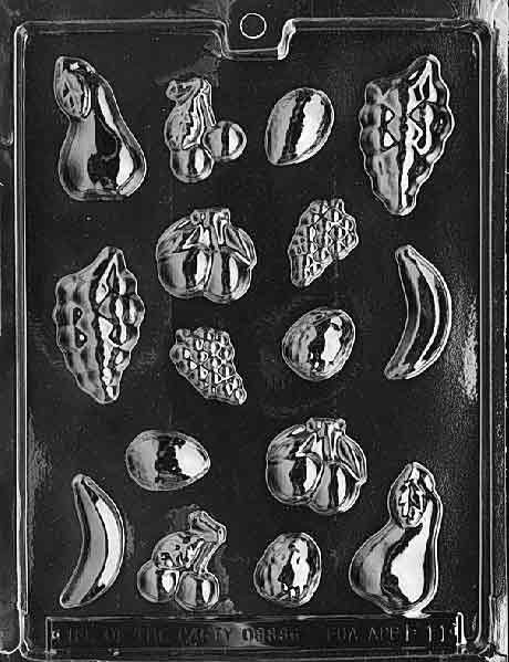 Fruit Assortment Chocolate Mould by Home Chocolate Factory - professional pastry and chocolate equipment