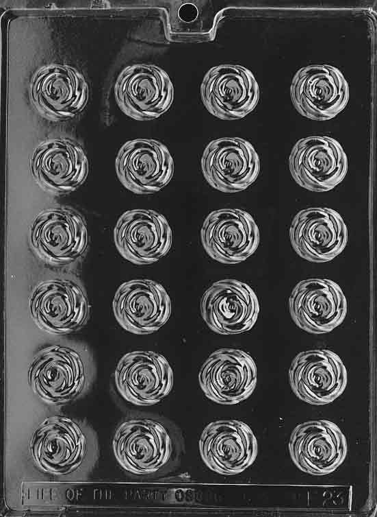 Bite Sized Roses Chocolate Mould by Home Chocolate Factory - professional pastry and chocolate equipment