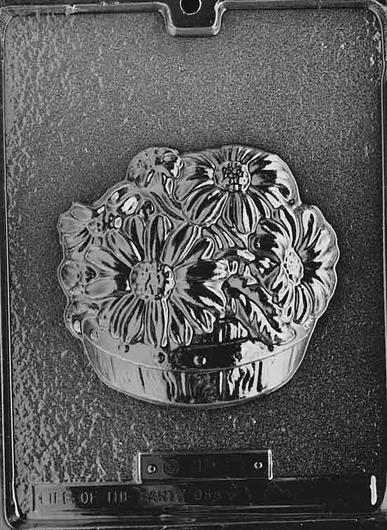 Basket of Daisies Chocolate Mould by Home Chocolate Factory - professional pastry and chocolate equipment