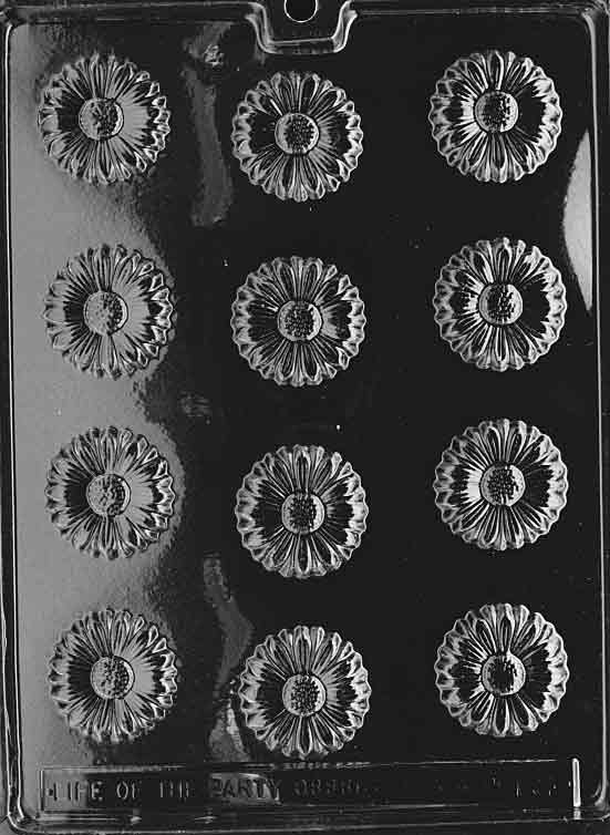 Asters Chocolate Mould by Home Chocolate Factory - professional pastry and chocolate equipment
