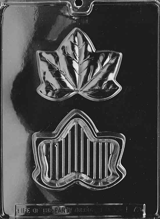 Maple Leaf Pour Box Chocolate Mould by Home Chocolate Factory - professional pastry and chocolate equipment