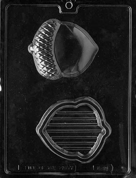 Acorn pour box mould by Home Chocolate Factory - professional pastry and chocolate equipment