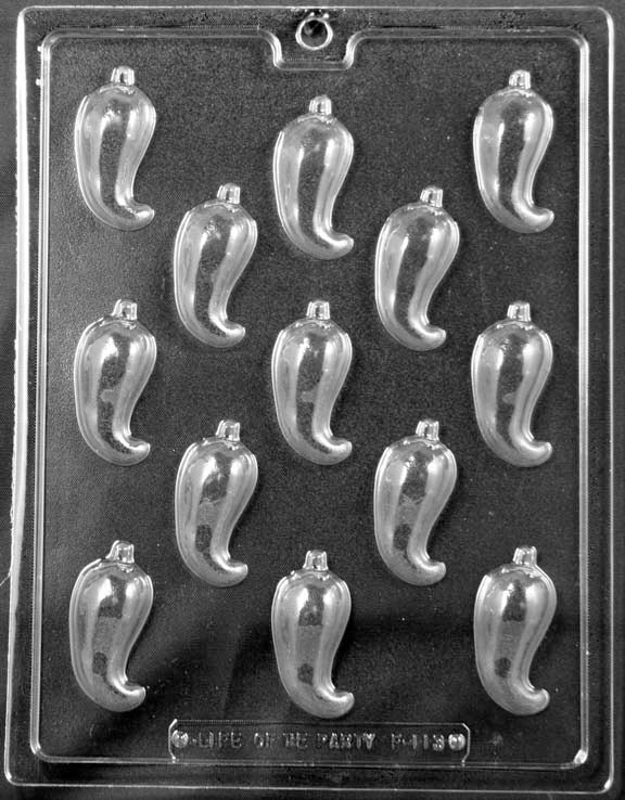 Chilli Pepper Chocolate Mould by Home Chocolate Factory - professional pastry and chocolate equipment
