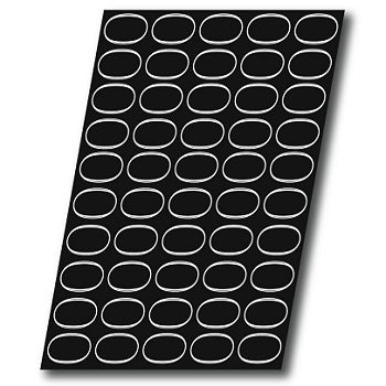 Demarle Flexipan Coquilles Professional Silicon Mould (60cm x 40cm) by Home Chocolate Factory - professional pastry and chocolate equipment
