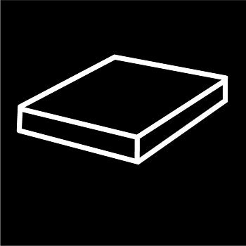 Demarle Flexipan Square Insert Professional Silicon Mould (40cm x 60cm) by Home Chocolate Factory - professional pastry and chocolate equipment
