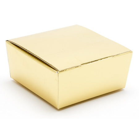 Small Gold Boxes - pack of 10 by Home Chocolate Factory - professional pastry and chocolate equipment