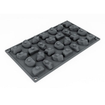 Pavoni Gravel Gourmand Professional Silicon Mould by Home Chocolate Factory - professional pastry and chocolate equipment