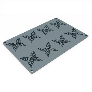 Pavoni Butterfly/Mariposa L Professional Silicon Mould - 300mm x 200mm by Home Chocolate Factory - professional pastry and chocolate equipment