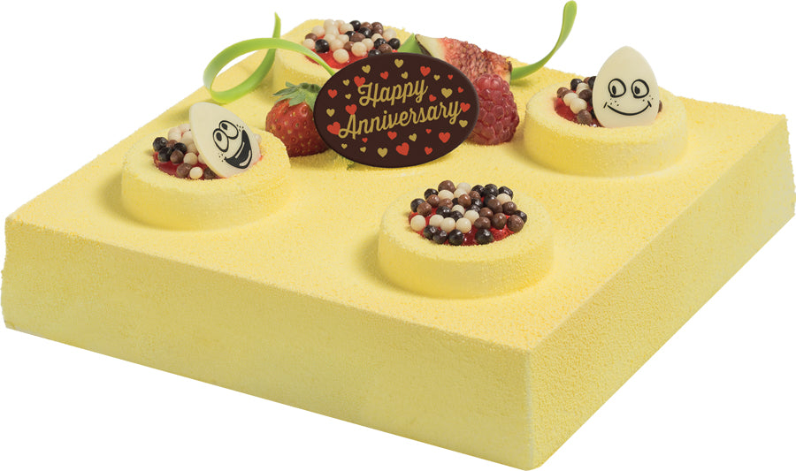 Happy Anniversary Plaques (Vegan) - Box of 60 by Home Chocolate Factory - professional pastry and chocolate equipment