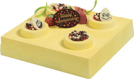 Happy Anniversary Plaques (Vegan) - Box of 60 by Home Chocolate Factory - professional pastry and chocolate equipment