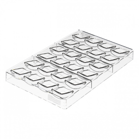 Silikomart Gemma-P Polycarbonate Praline Mould by Home Chocolate Factory - professional pastry and chocolate equipment