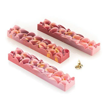 Silikomart 30g Goccia-B Polycarbonate Chocolate Bar Mould by Kirsten Tibballs