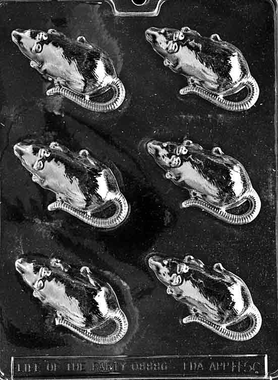 Rats Chocolate Mould by Home Chocolate Factory - professional pastry and chocolate equipment