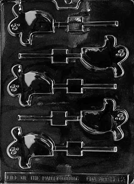 Spooky Ghost Chocolate Mould by Home Chocolate Factory - professional pastry and chocolate equipment