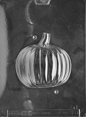 Halloween Pumpkin Chocolate Mould - Part 1 by Home Chocolate Factory - professional pastry and chocolate equipment