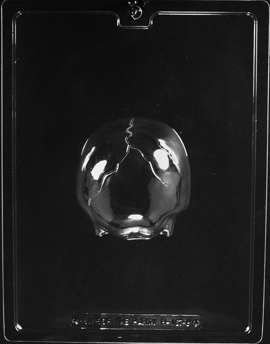 Medium 3D Skull Chocolate Mould - Back by Home Chocolate Factory - professional pastry and chocolate equipment