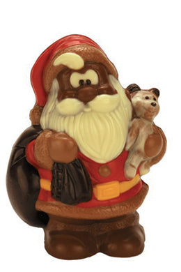 Santa with Bag and Teddy Thermoformed Polycabonate Chocolate Mould Set
