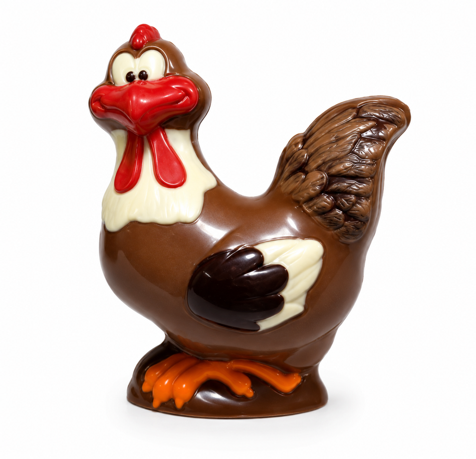 Eurochocolates 3 Hens Thermoformed Polycarbonate Chocolate Mould Set