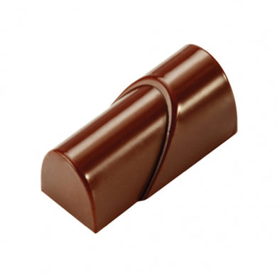 Pavoni 'Flow' Polycarbonate Praline Chocolate Mould by Home Chocolate Factory - professional pastry and chocolate equipment