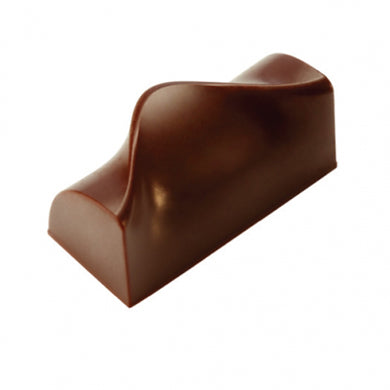 Pavoni 'Curve' Polycarbonate Praline Chocolate Mould by Home Chocolate Factory - professional pastry and chocolate equipment