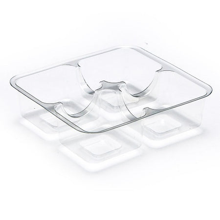 Four Cavity Clear Inserts - pack of 5 by Home Chocolate Factory - professional pastry and chocolate equipment